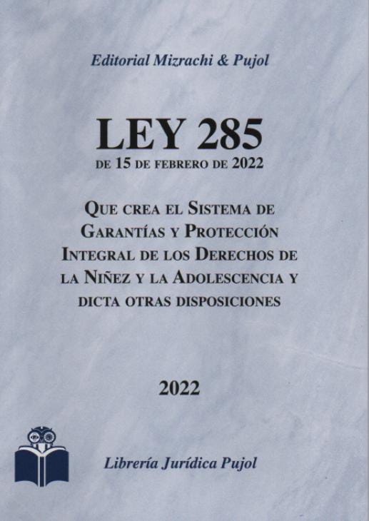 LEY 285 DE 15 FEBRERO DE 2022