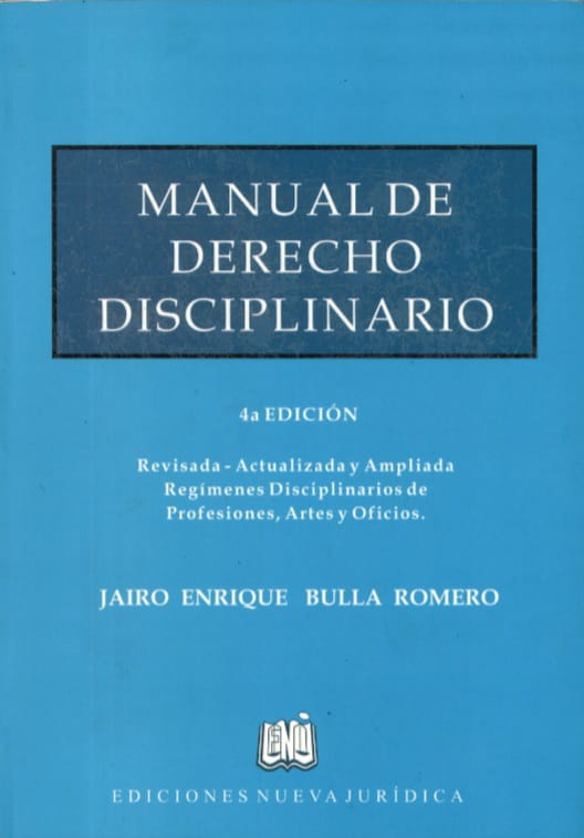 MANUAL DE DERECHO DISCIPLINARIO